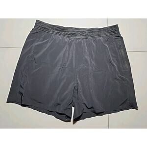 Ten Thousand Shorts Mens Large Black Session Lined 5 Inch Training Gym Running